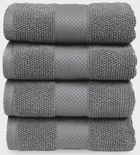 MAURA Premium 4-Piece cotton Terry Washcloths Set