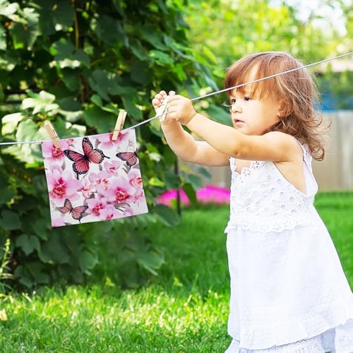 YETTASBINButterfly Flower Washcloth Set 2-Pack