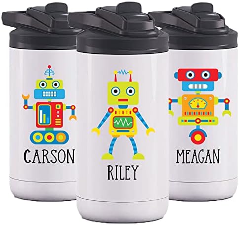 Personalized Robot Tumbler for Kids