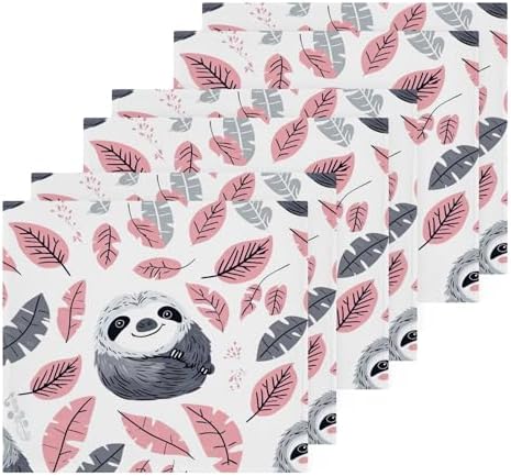 Yetatasbin Sloth Washcloths 2-Pack