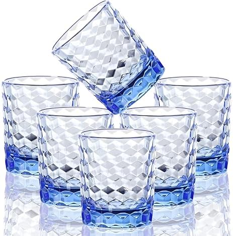 6-Piece Unbreakable BPA-Free Tritan Drinking Glasses