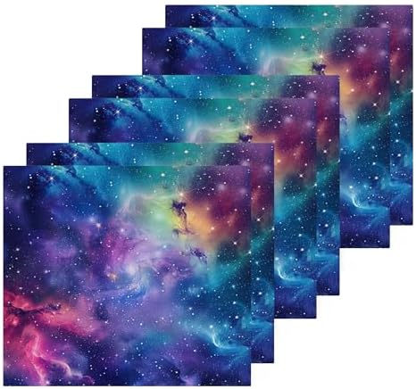 Xigua Galaxy Washcloth Set GLOW-FULL Performance Eco-Friendly and Machine Washable