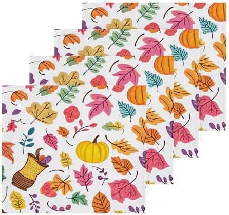 Xigua Autumn Leaves Washcloth Set Ultimate Choice