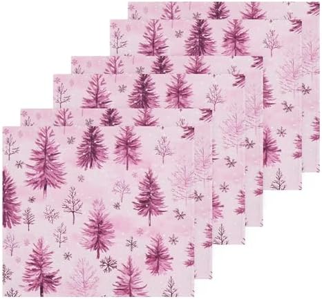 Xigua Trees and Snowflakes Fast Drying Washcloth Set