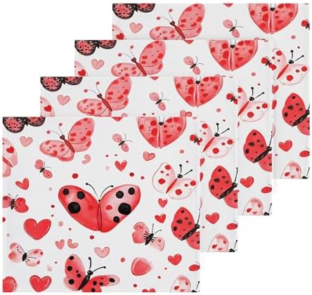 Valentines Day Love Washcloth Set
