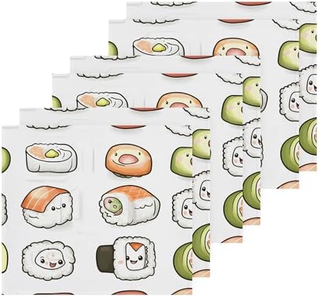 Xigua Cute Cartoon Sushi Washcloth Set Fast Drying