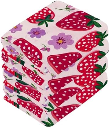 Strawberry Pure Cotton Washcloth Set Original Design