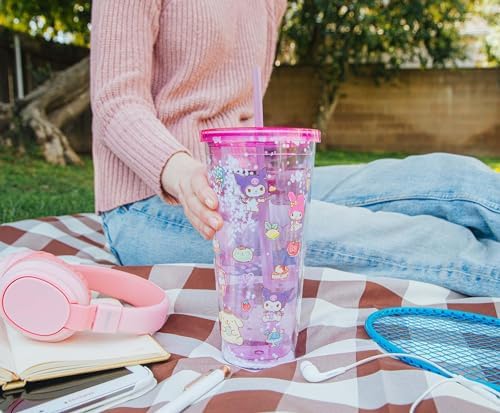 Hello Kitty Confetti Tumbler Reusable Carnival Cup