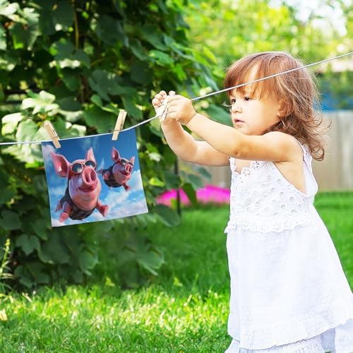 Flying Pig Washcloth Set Soft Absorbent Reusable Towels