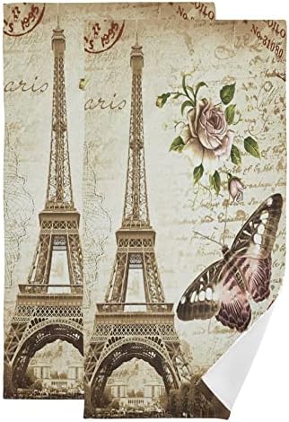 Paris-STYLE Eiffel Tower Hand Towels