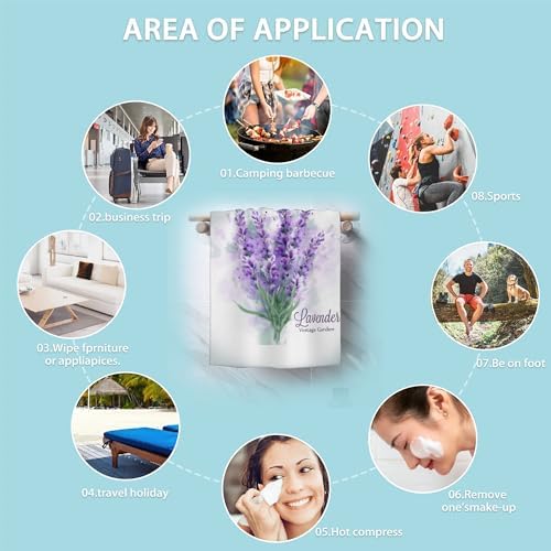 2-Pack Decorative Microfiber Hand Towels