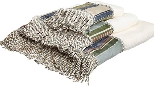 Contempo Bath Collection Three-Piece Towel Set for Relaxation