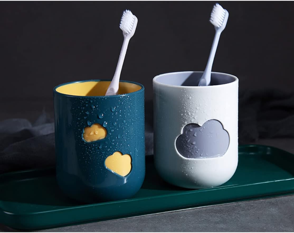 Cndiyald Dark Green Bathroom Paper Cups Tumbler