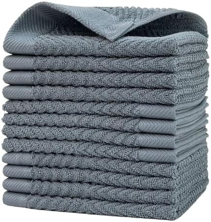 SK Studio 12-Pack Cotton Washcloths Set