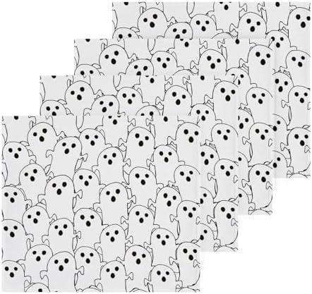 Halloween Ghost Washcloths 2 Pack