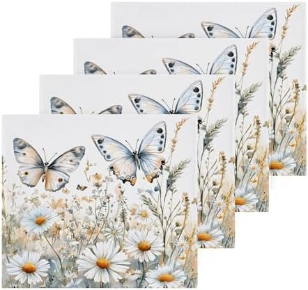 Xigua Wildflowers Multi-Purpose Washcloth Set for Fast Drying
