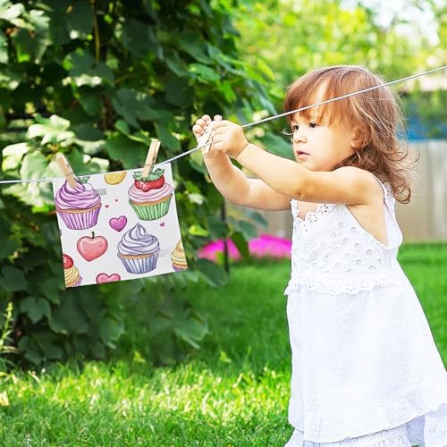 Xi gnr8 Cute Cupcakes Washcloth Set