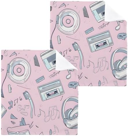 Premium Absorbent Cassette Tapes Washcloths for Fast Dry Individuals