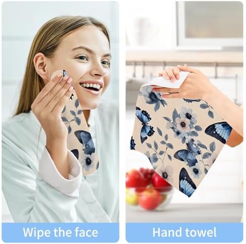 Beautiful Butterfly Washcloth Set