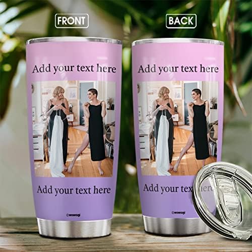 Personalized Double-Insulated Coffee Tumbler for Women