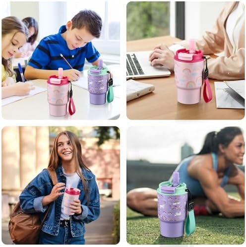 135oz Kids Insulated Tumbler with Straw 2 Pack
