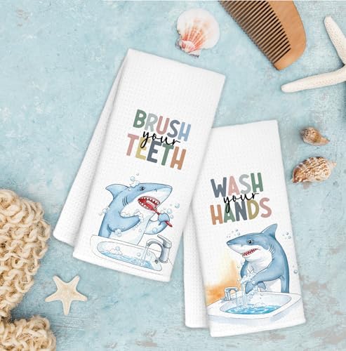 Ample Shark Bathroom Towels