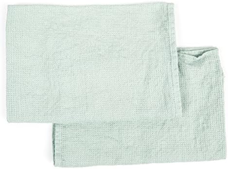LinenMe Ice Blue 20x28 Waffle Towels