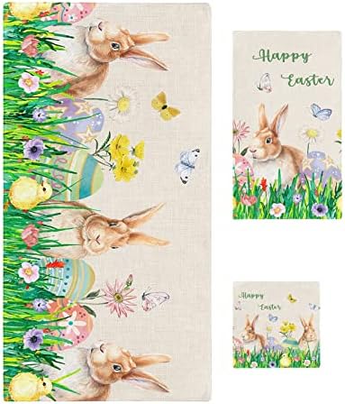 Easter-Themed bath towel set with soft and absorbent towels