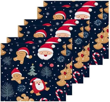 Cute Christmas Washcloth Set Multi-Purpose Fast Drying