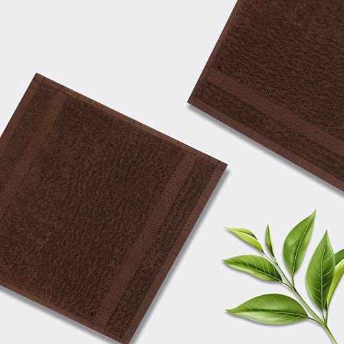 Premium 13x13 Cotton Washcloths Soft Absorbent Fingertip Towels for Bath Beyond