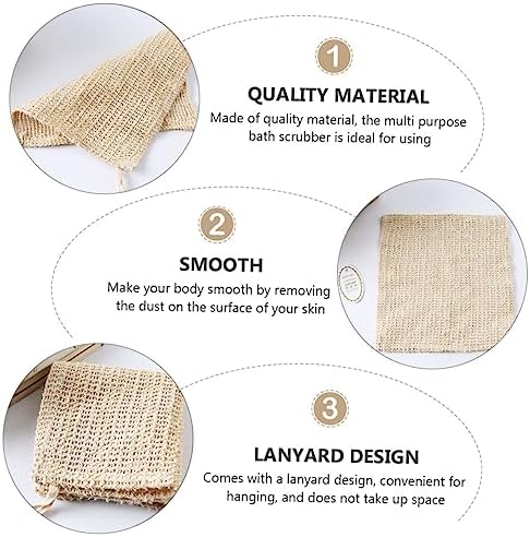 Csieeo 5pc Cotton Linen Bath Towels Set