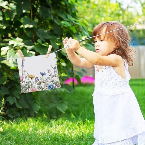 Xigua Wildflower Washcloth Set 12x12 2-12 Pack