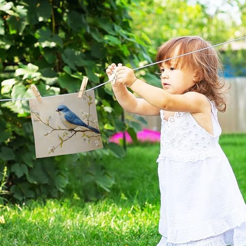 Xigua Blue Bird Washcloths Set of 2 12x12 Inch