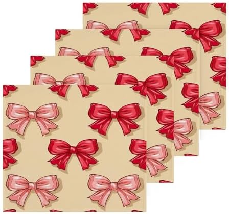 Perfect-Sized Red Pink Washcloth Set for Babies Kids