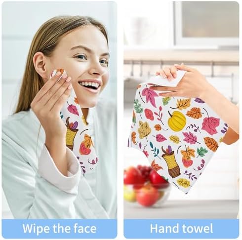 Xigua Autumn Leaves Washcloth Set Ultimate Choice