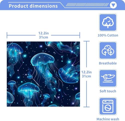 Glowing Glow Washcloths Set