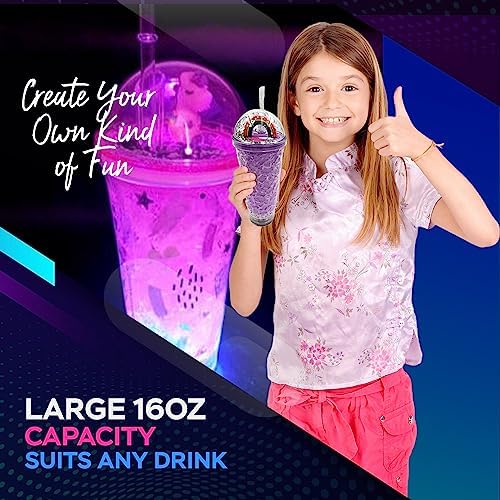 Unicorn LED Light Up Cup with Straw 16oz
