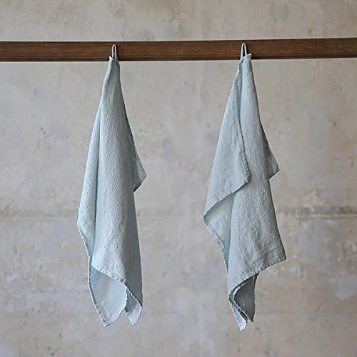 LinenMe Ice Blue 20x28 Waffle Towels