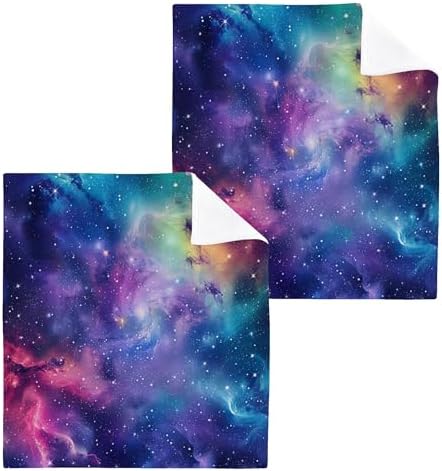 Xigua Galaxy Washcloth Set GLOW-FULL Performance Eco-Friendly and Machine Washable
