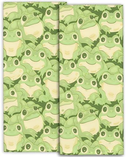 AmePay Cute Frog Hand Towels Set of 2 145 x 28