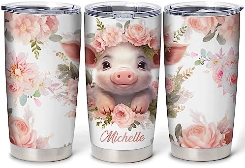 Hyturtle Personalized Stainless Steel Tumbler with 20oz Capacity