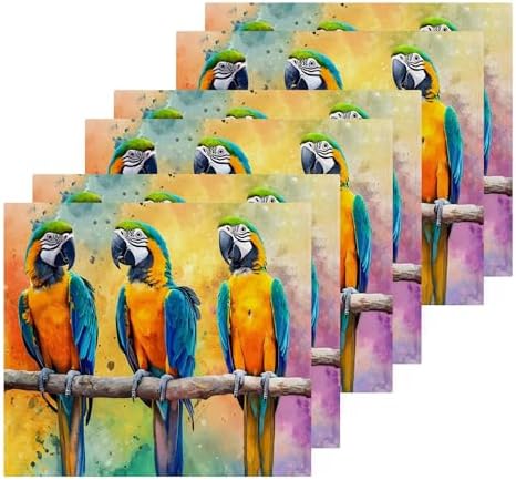 Xigua Parrot Washcloth Set - Fast Drying Multi-Purpose Towels for Bathroom Kitchen
