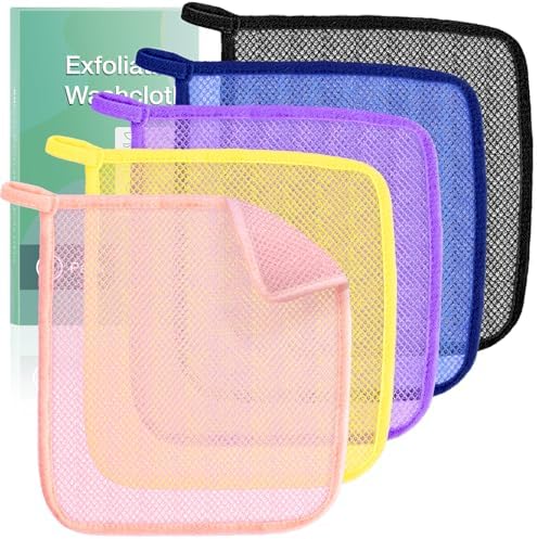 Premium Exfoliating Washcloths for Face and Body