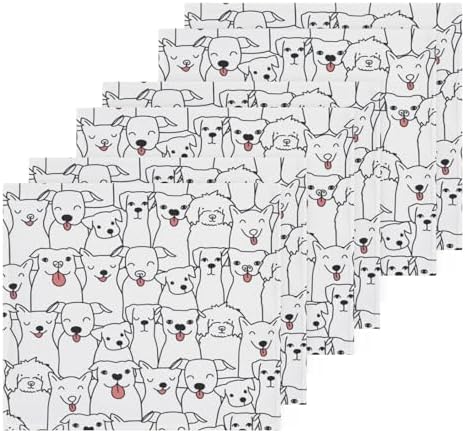 YETTASBIN Funny Dog Washcloths