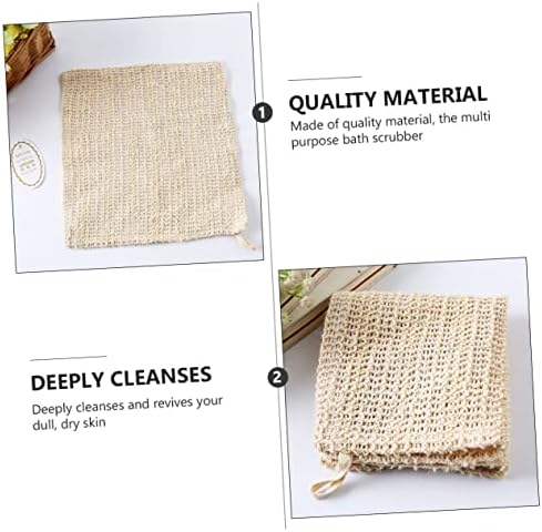 Csieeo 5pc Cotton Linen Bath Towels Set