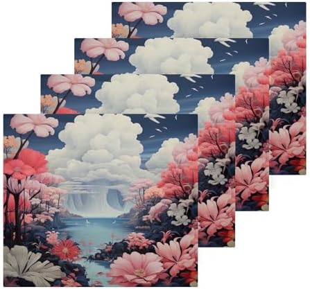 Beautiful Flower Washcloth Set