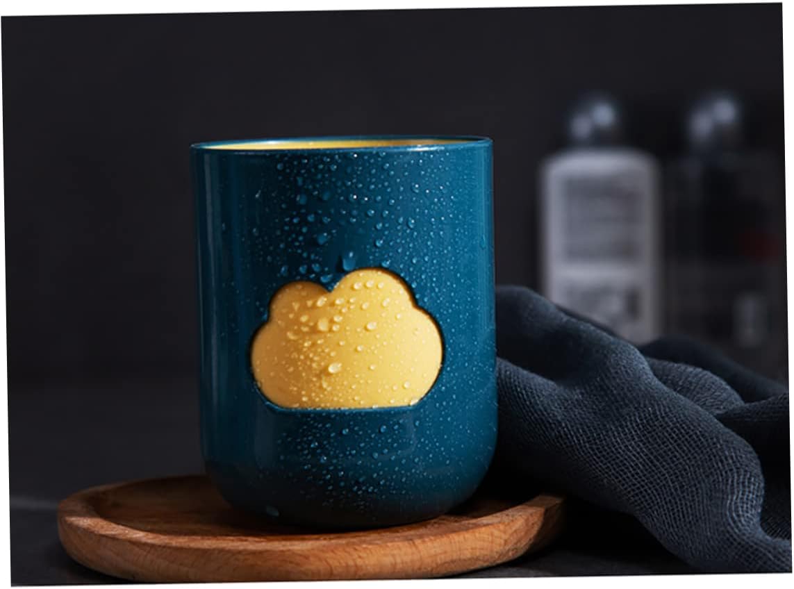 Cndiyald Dark Green Bathroom Paper Cups Tumbler