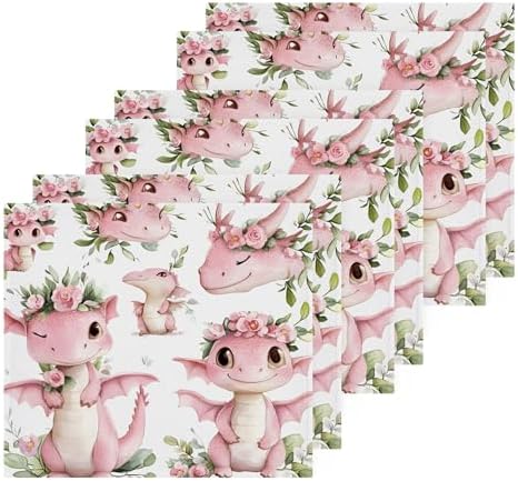 Cute Dragon Washcloth Set for Fast Drying