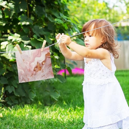 Yettastbin Pink Marble Washcloth 2 Pack