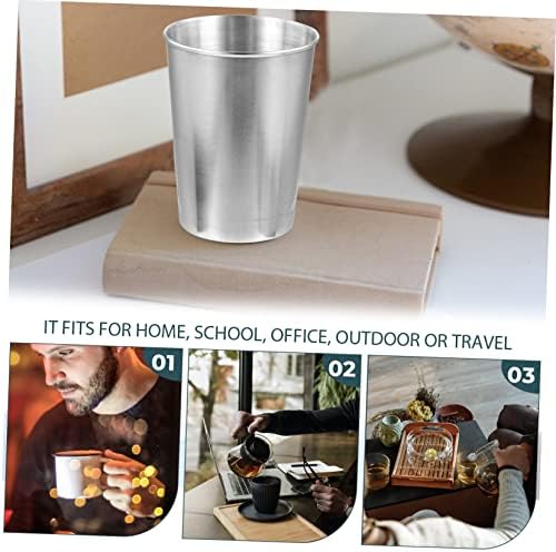 Stainless Steel Toothbrush Tumbler 180ml Strategically Placed for Daily Care